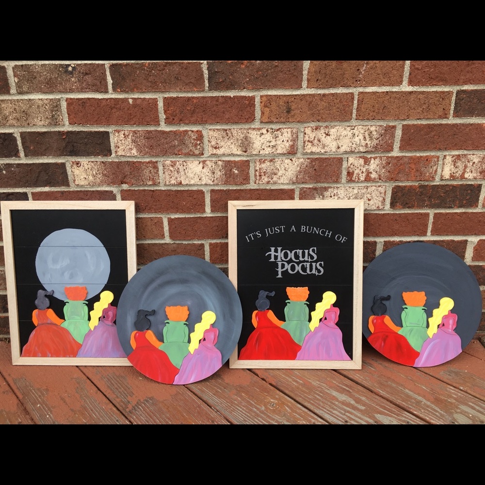 Handmade hocus pocus decor